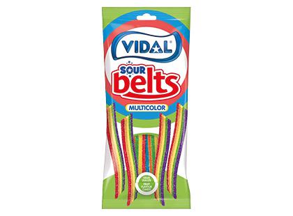 Rūgštūs vaisių skonio guminukai VIDAL BELTS*, 90 g