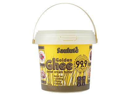 Lydytas sviestas SAULUTĖ GOLDEN GHEE*, 99,9 % rieb., 500 g