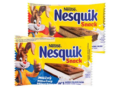 Biskvitinis batonėlis NESTLÉ NESQUIK*, 21,3–21,5 % rieb., 26 g