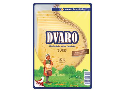 Puskietis fermentinis DVARO sūris, 50 % rieb. s. m., 150 g