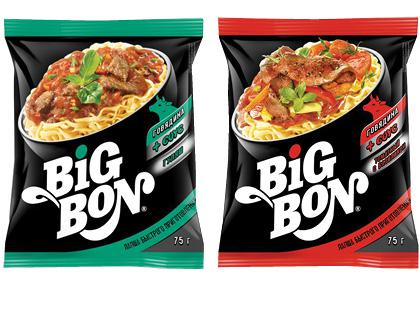 Mazuma.lt | „Greitai paruošiami makaronai BIG BON, 3 rūšių, 75 g