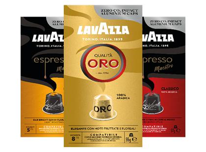Kavos kapsulės LAVAZZA, 3 rūšių, 1 dėž. (10 vnt.)