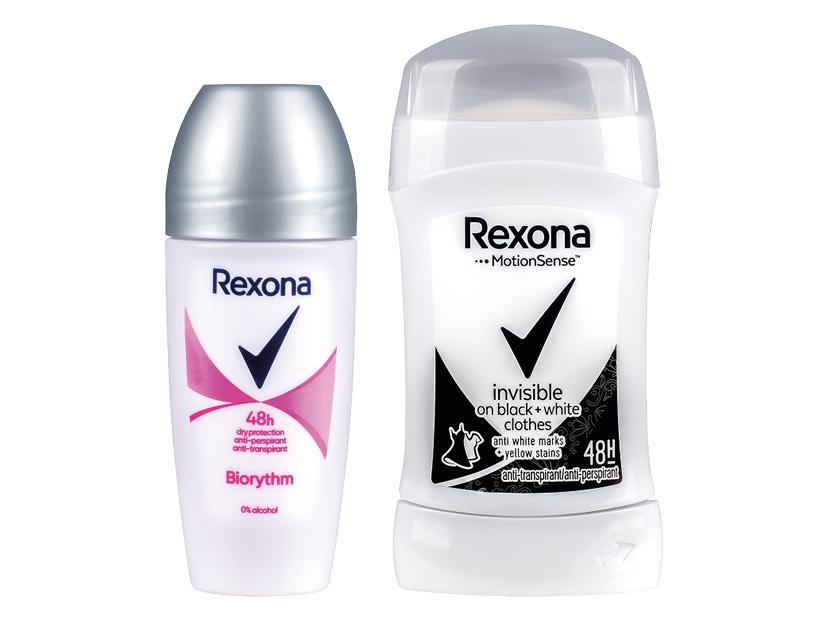 Moteriškas dezodorantas REXONA, 2 rūšių, 40–150 ml