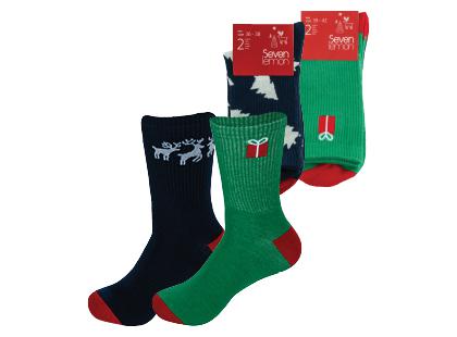 Kojinės SEVEN LEMON*, 2 rūšių, 36–46 dydžiai, 1 pak. (2 poros)