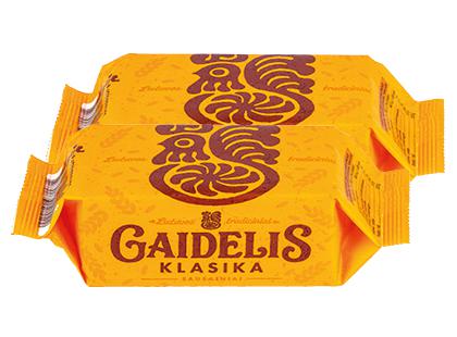 Sausainiai GAIDELIS, 2 pak. x 165 g