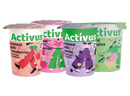 Mazuma.lt | „Avižinių dribsnių košė ACTIVUS, 4 rūšių, 2 pak. x 60 g ...