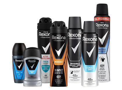 Vyriškiems dezodorantams REXONA MEN*