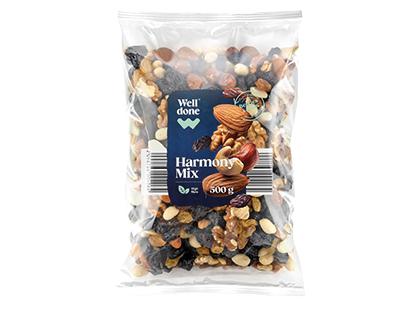 Riešutų ir džiovintų vaisių mišinys HARMONY MIX WELL DONE*, 500 g