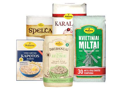 Miltams ir dribsniams MALSENA*