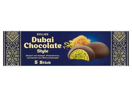 DUBAJAUS šokolado močiai BOUJEE*, 1 dėž. (5 vnt. × 40 g)
