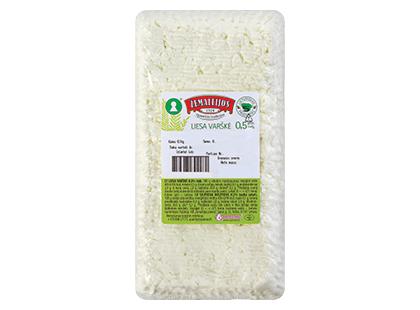 Liesa ŽEMAITIJOS varškė*, 0,5 % rieb., vakuumuota, 1 kg