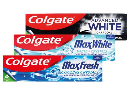 Dantų pasta COLGATE*, 3 rūšių, 75 ml