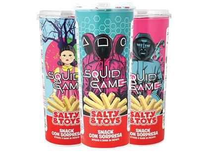 Bulvių traškučiai-lazdelės SQUID GAME*, 3 rūšių, 40 g