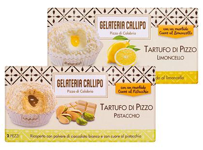 Šaldytas desertas GELATERIA CALLIPO*, 2 rūšių, 1 pak. (2 vnt. × 110 g)