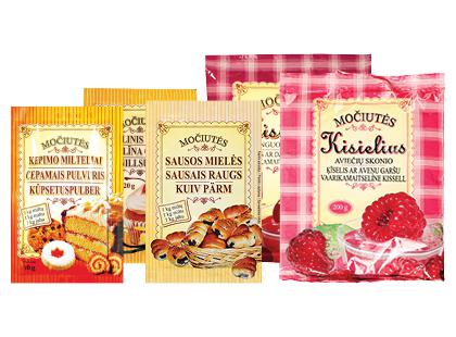 MOČIUTĖS kepinių priedams ir desertams*