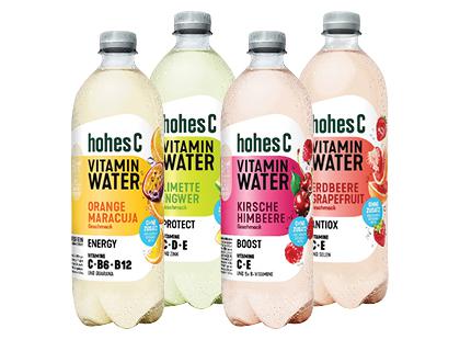 Gaivusis gėrimas HOHES C*, 4 rūšių, 2 but. × 750 ml