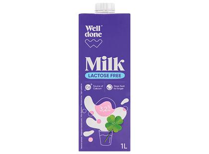 UAT pienas be laktozės WELL DONE, 3,2 % rieb., 1 l