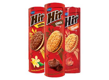 Sausainiai su įdaru BAHLSEN HIT*, 3 rūšių, 220 g
