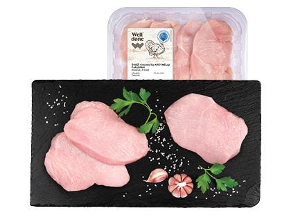 Švieži kalakutų krūtinėlių pjausniai WELL DONE*, 400 g