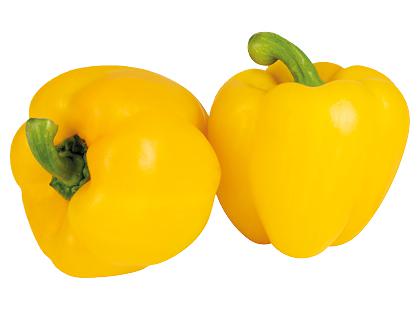 Prekė: Geltonos saldžiosios paprikos*, 80–100 mm, 1 kg