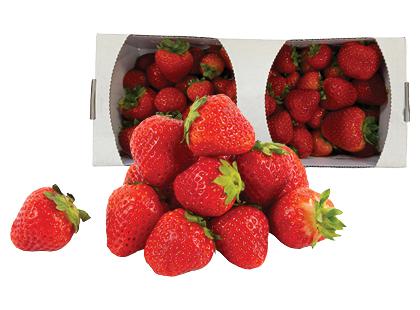 Braškės dėžutėje*, fasuotos, 1 kg