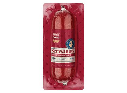 Karštai rūkytas servelatas WELL DONE*, a. r., 300 g