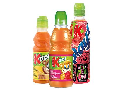 Gėrimas KUBUŠ*, 3 rūšių, 300–400 ml