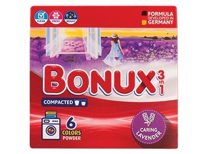 Skalbiamieji milteliai BONUX*, 390 g (6 skalb.)