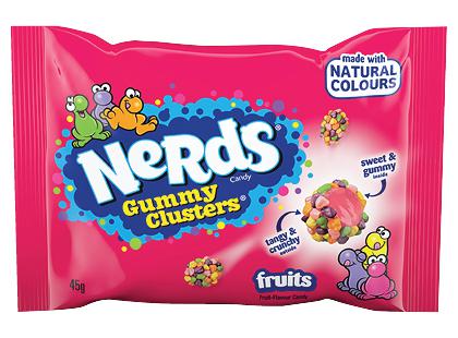 Saldainiai NERDS GUMMY CLUSTERS*, 45 g