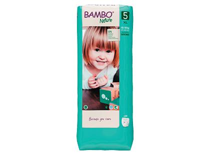 Sauskelnės-kelnaitės BAMBO NATURE*, 5 dydis, 1 pak. (38 vnt.)