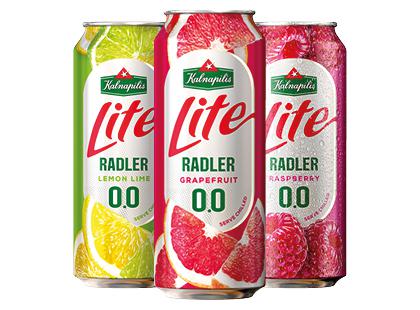 Nealkoholinis alaus kokteilis KALNAPILIS LITE*, 3 rūšių, 500 ml