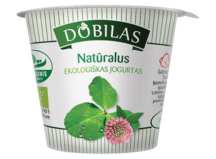 Valgomasis ekologiškas jogurtas DOBILAS*, 3,8 % rieb., 125 g