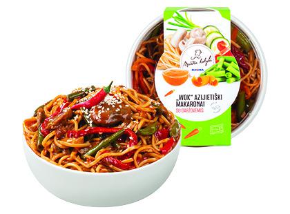 WOK azijietiški makaronai su daržovėmis*, fasuoti, 300 g