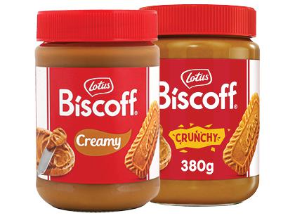 Tepamasis kremas LOTUS BISCOFF*, 2 rūšių, 380–400 g