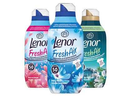 Skalbinių minkštiklis LENOR*, 3 rūšių, 700 ml, 1 but. (50 skalb.)