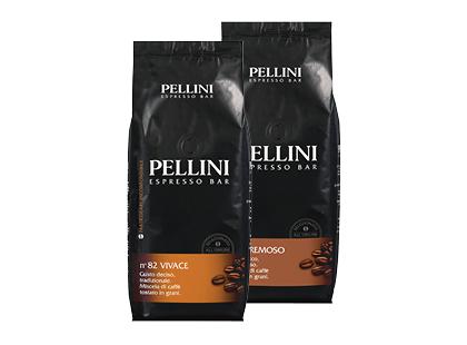 Kavos pupelės PELLINI ESPRESSO, 2 rūšių, 1 kg