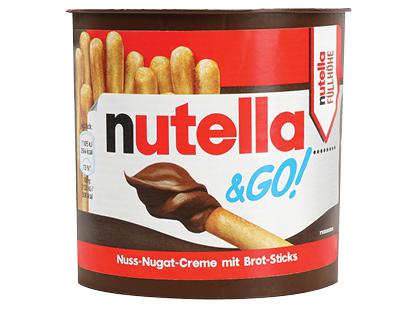 Šiaudeliai su tepamuoju kremu NUTELLA & GO*, 52 g