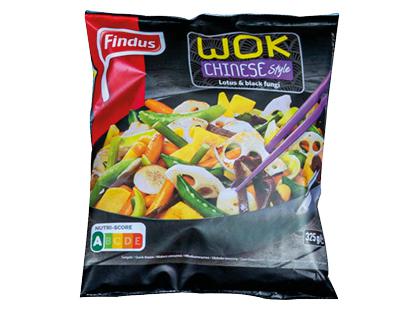 Prekė: Šaldytos daržovės WOK CHINA FINDUS, 325 g