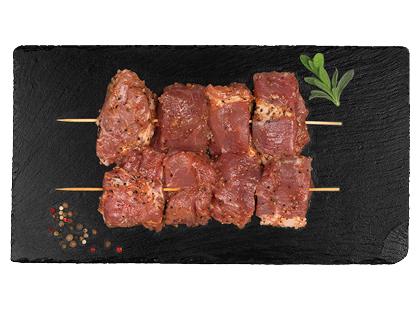 Kiaulienos kumpio šašlykas karamel. svogūnų mar., užauginta be anti.*, sveriamas, 1 kg