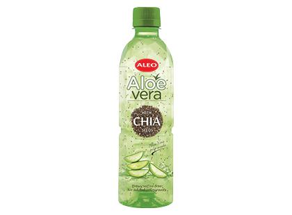 Alavijų sulčių gėrimas ALEO CHIA su ispaninio šalavijo sėklomis*, 500 ml