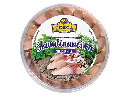 SKANDINAVIŠKOS silkių filė gabaliukai EDEGA*, 500 g