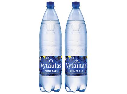 Gazuotas natūralus mineralinis vanduo VYTAUTAS*, 2 but. × 1,5 l