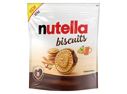 Sausainiai su šokoladiniu įdaru NUTELLA BISCUITS*, 193 g