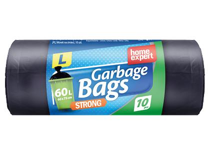Šiukšlių maišai HOME EXPERT STRONG*, 60 l, 1 rit. (10 vnt.)