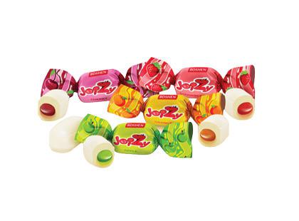 Prekė: Kramtomieji saldainiai JOIZY su želiniais įdarais, 1 kg