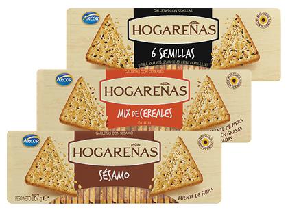 Krekeriai HOGARENAS*, 3 rūšių, 167–189 g