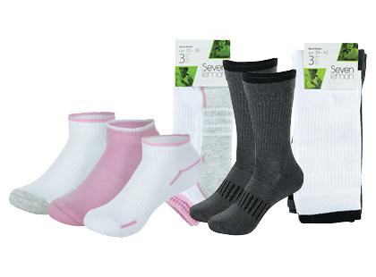 Kojinės SEVEN LEMON*, 2 rūšių, 35–42; 39–46 dydžiai, 1 pak. (3 poros)