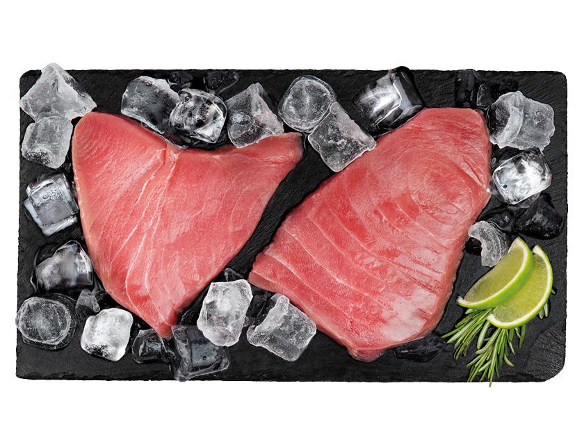 Atšildyta gelsvauodegių tunų filė WELL DONE, fasuota, 1 kg