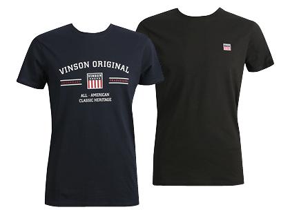 Vyriški marškinėliai VINSON, 2 dizainų, S–XL dydžiai, 1 vnt.