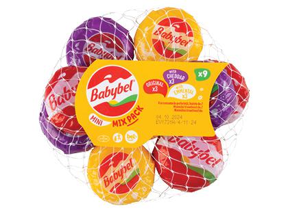 Lydytas sūris MINI BABYBEL MIX*, 45–48 % rieb. s. m., 1 pak. (9 vnt. × 20 g)
